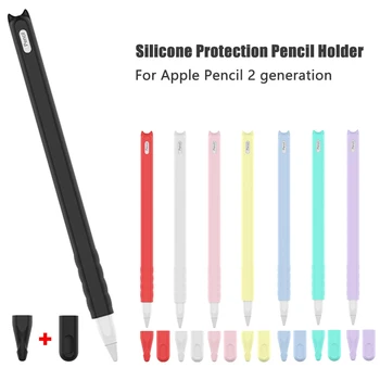 Mielas Demonas Modelis TPU Silicon Cover For Apple Pieštuku, 2 Kartos Priedai Anti-scratch Pen Apsauginis Dėklas Turėtojas