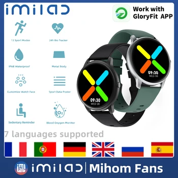 IMILAB KW66 Smart Watch Vyras Moteris Smartwatch 1.28